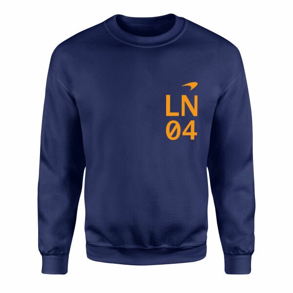 Lando Norris LN04 MCL Mastery Sweatshirt L - İndigo Mavisi