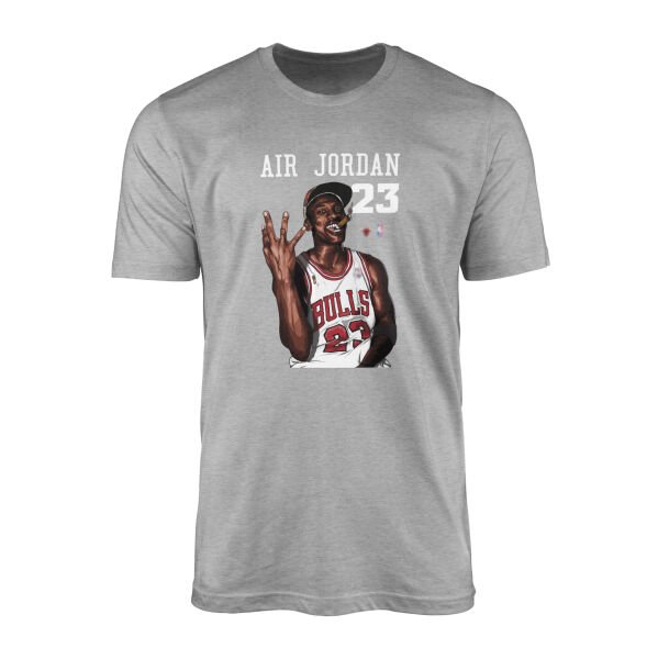 4th Time Is The Charm | Michael Jordan Tişört S - Gri