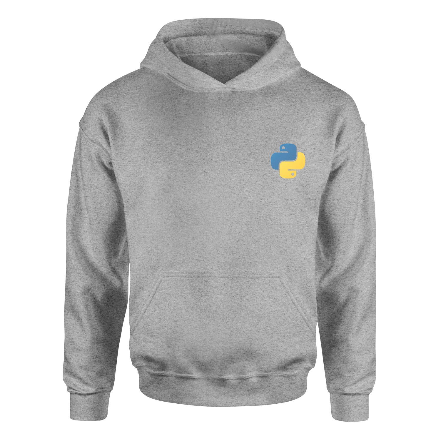 Python Icon Hoodie XXL - Gri