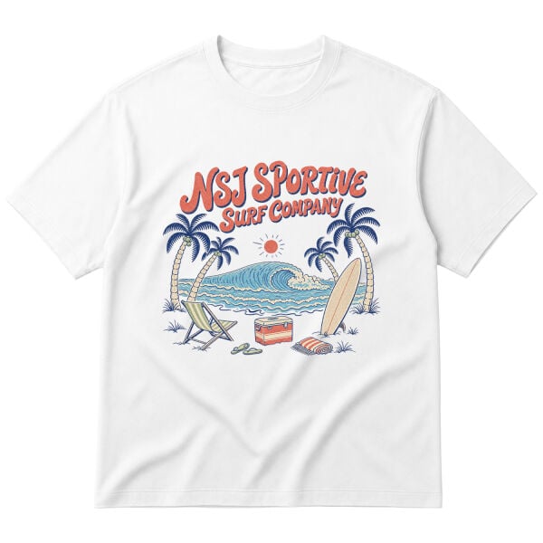 NSJ Sportive Surf Company 2026 Oversize Tişört