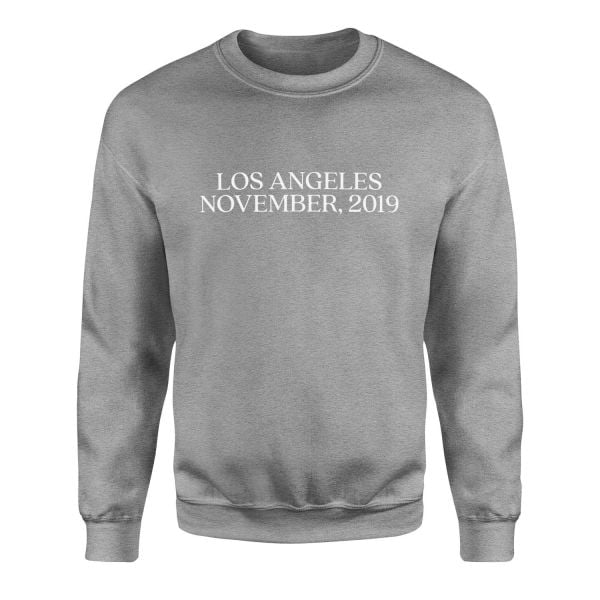 LOS ANGELES, NOVEMBER, 2019 Sweatshirt XL - Gri