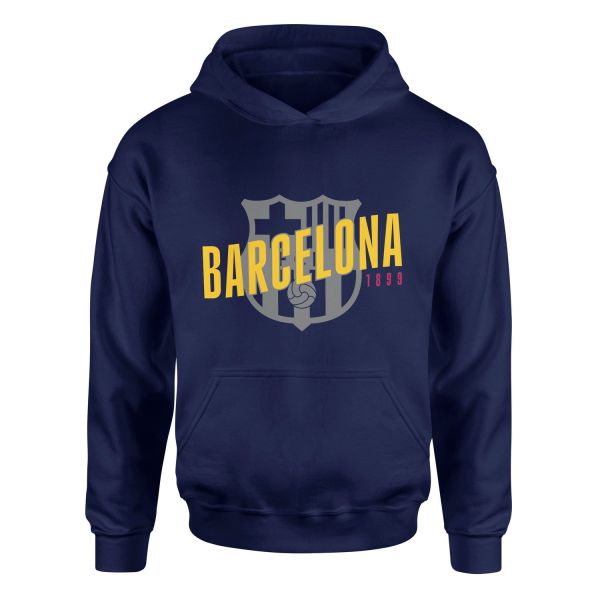FC Barcelona 1899 Hoodie L - İndigo Mavisi