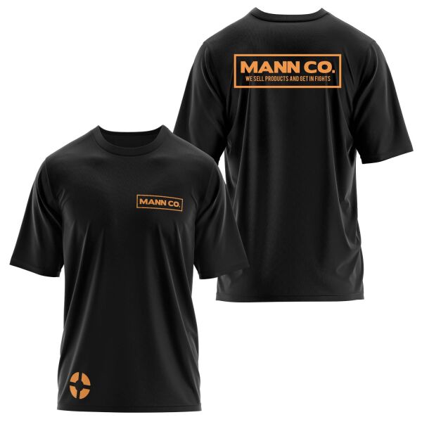Mann CO. | TF2 Oversize Tişört S - Siyah