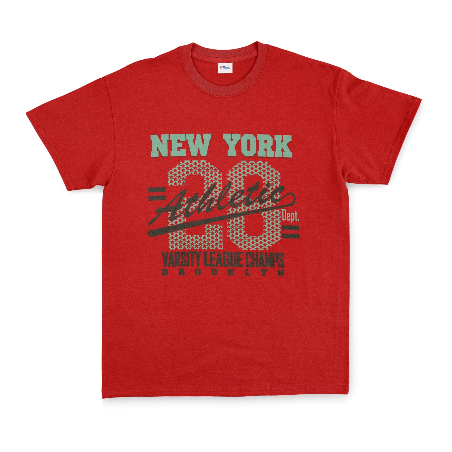 NY Athletic Tişört XL - Kırmızı
