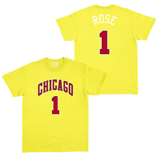 Derrick Rose Chicago THRBCK 1 Forma Tişört M - Sarı