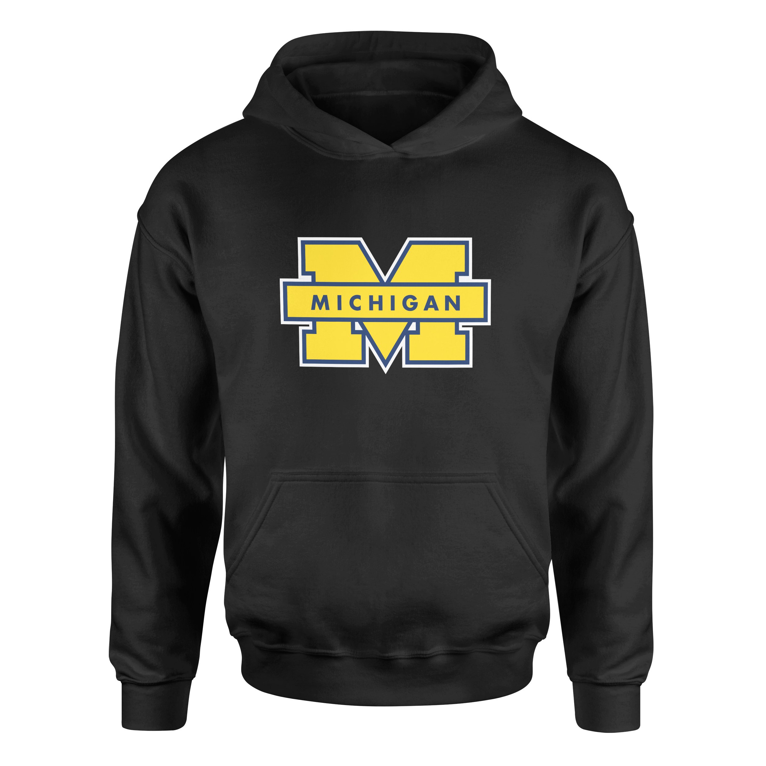 Michigan Wolverines Hoodie XL - Siyah