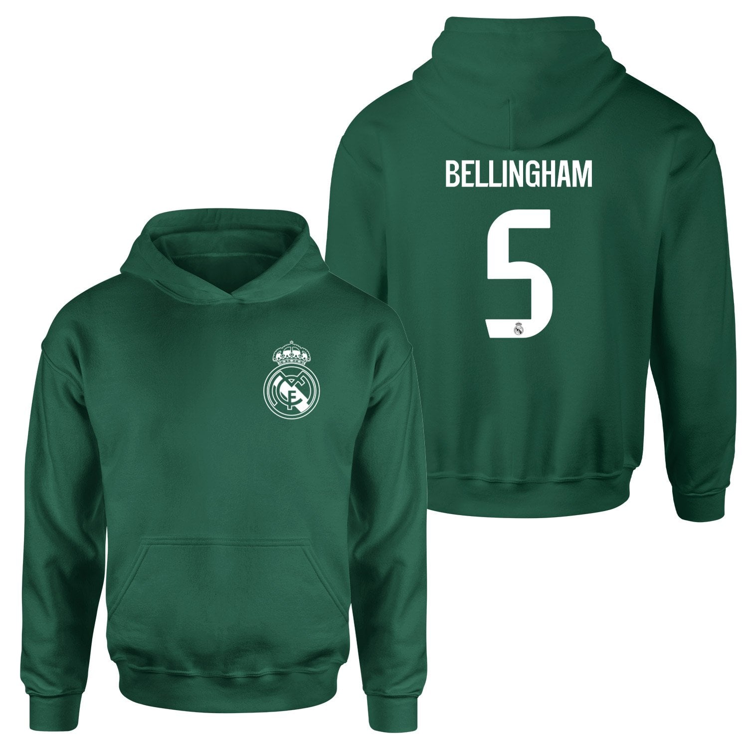 Jude Bellingham RM WH Forma Hoodie L - Nefti Yeşili