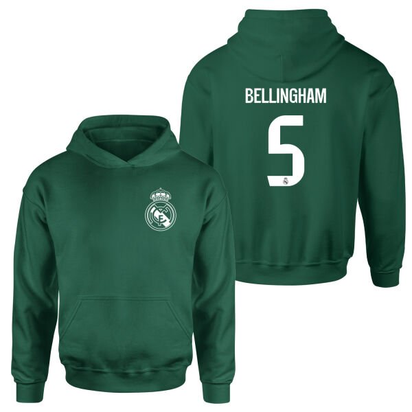 Jude Bellingham RM WH Forma Hoodie L - Nefti Yeşili