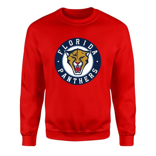 Florida Panthers Badge Sweatshirt S - Kırmızı