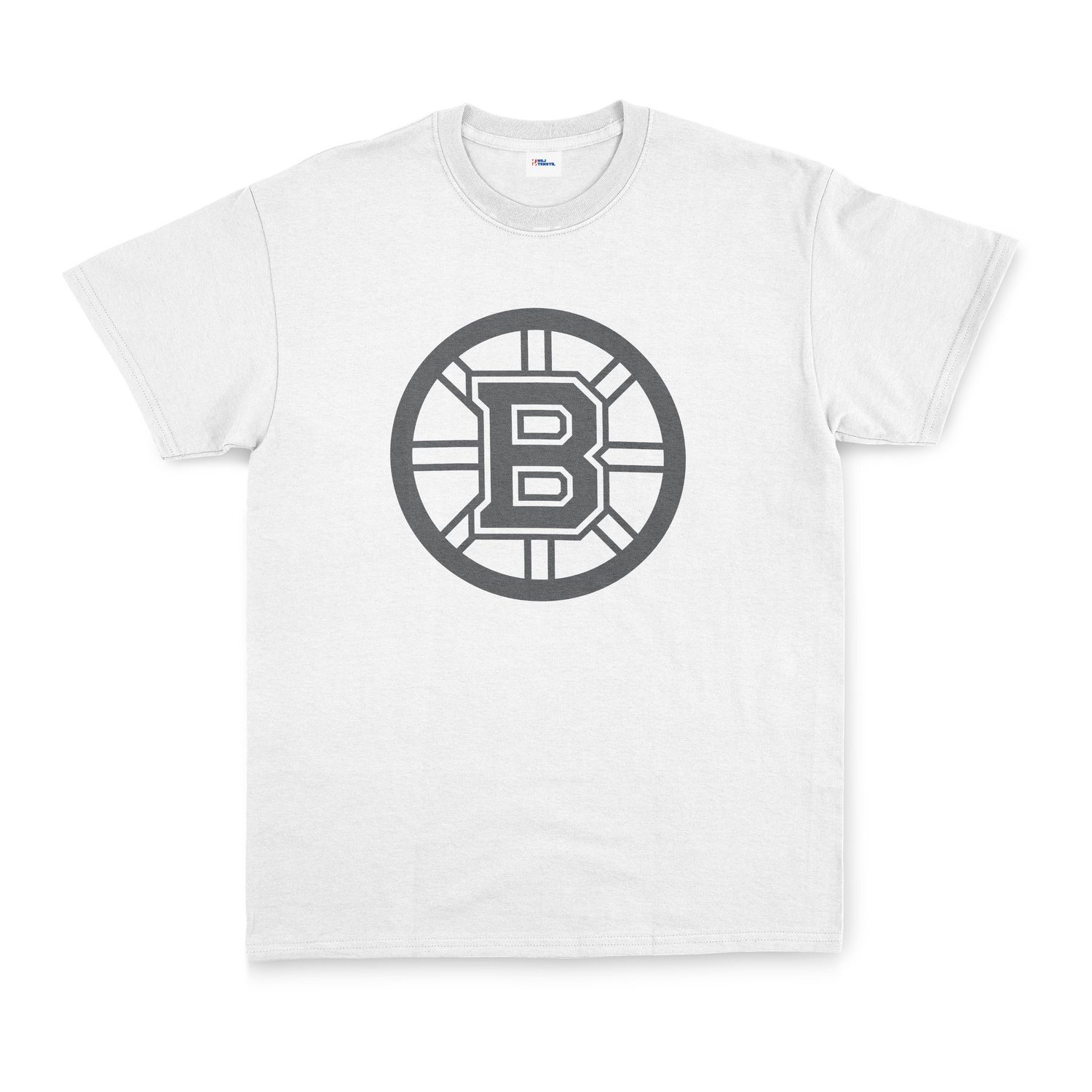 Boston Bruins Muted Black Tişört XXL - Beyaz
