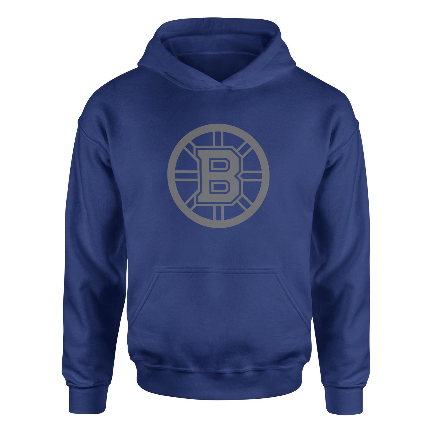 Boston Bruins Muted Black Hoodie L - İndigo Mavisi