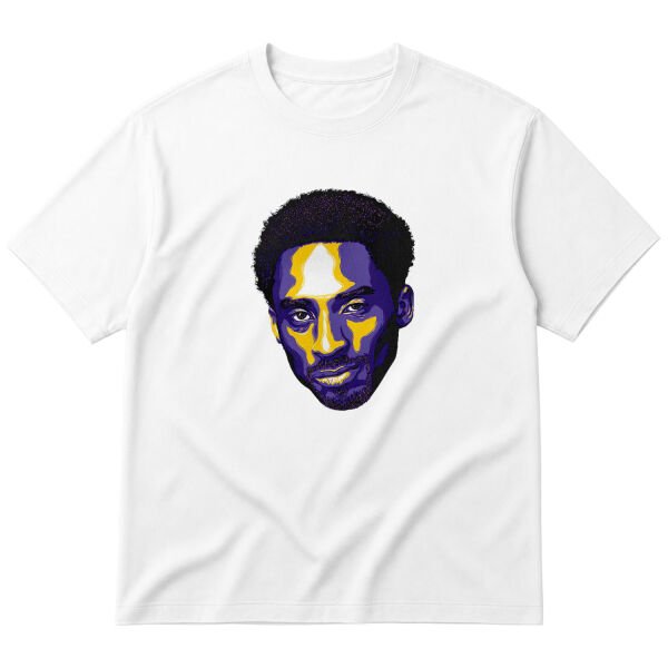 Kobe Bryant H Oversize Tişört XL - Beyaz