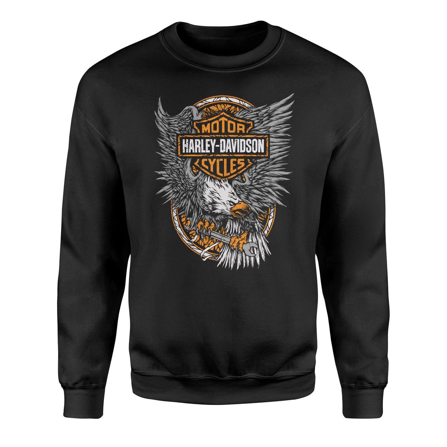 Harley-Davidson Motorcycles Sweatshirt S - Siyah