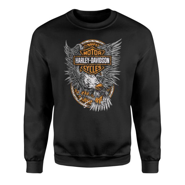 Harley-Davidson Motorcycles Sweatshirt S - Siyah