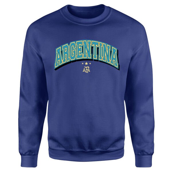 Arjantin 2026 Varsity Sweatshirt S - İndigo Mavisi