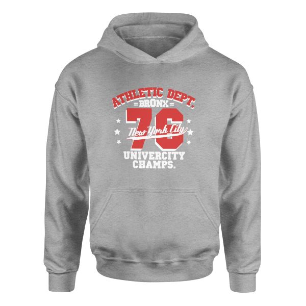 Bronx 76 NYC Hoodie S - Gri