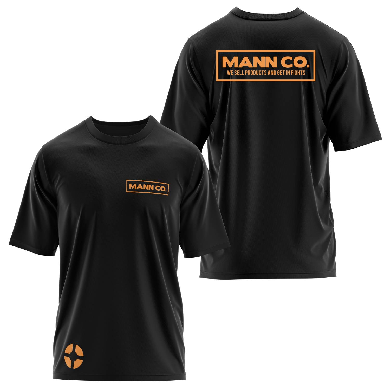 Mann CO. | TF2 Oversize Tişört XL - Siyah