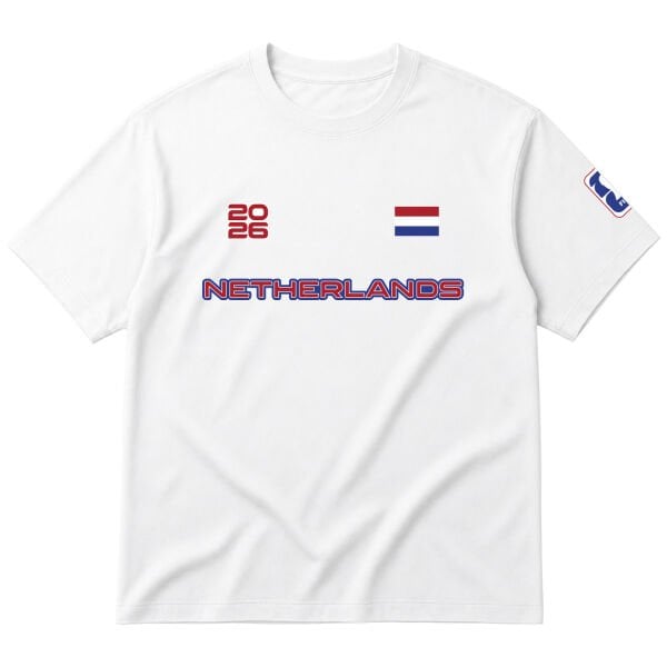 Hollanda 2026 Oversize Tişört