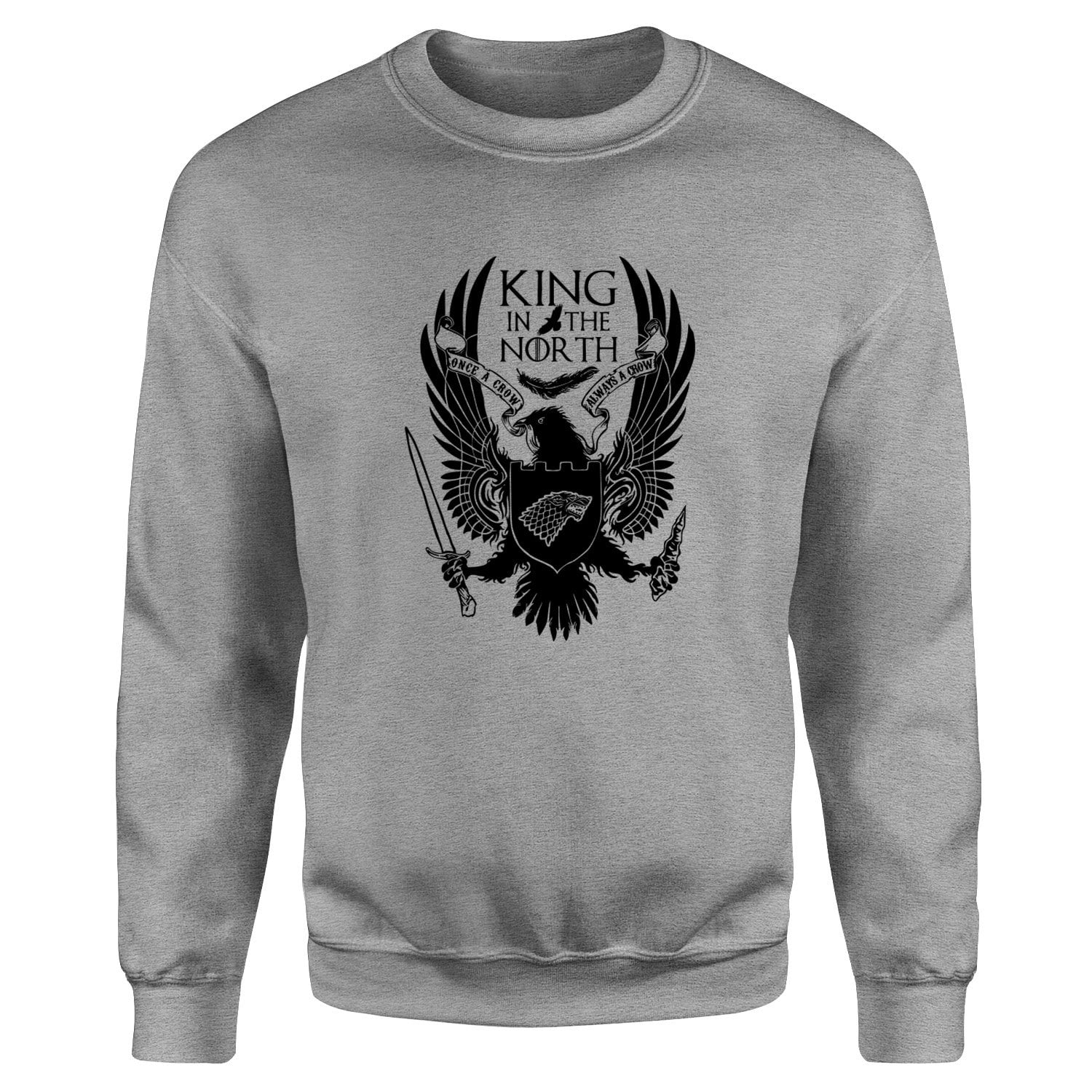 King in the North Sweatshirt XL - Gri