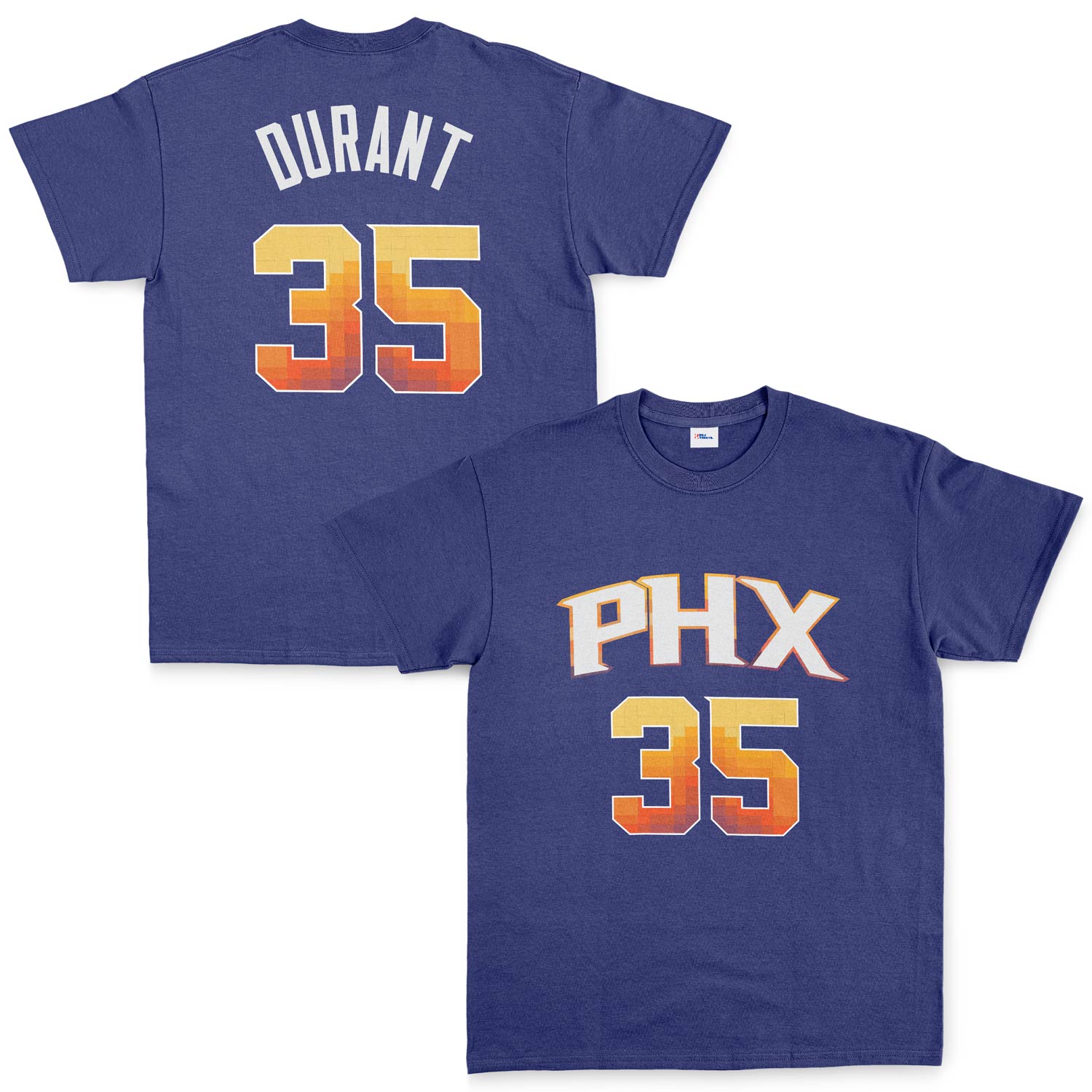 Kevin Durant 35 Phoenix Forma Tişört XXL - İndigo Mavisi