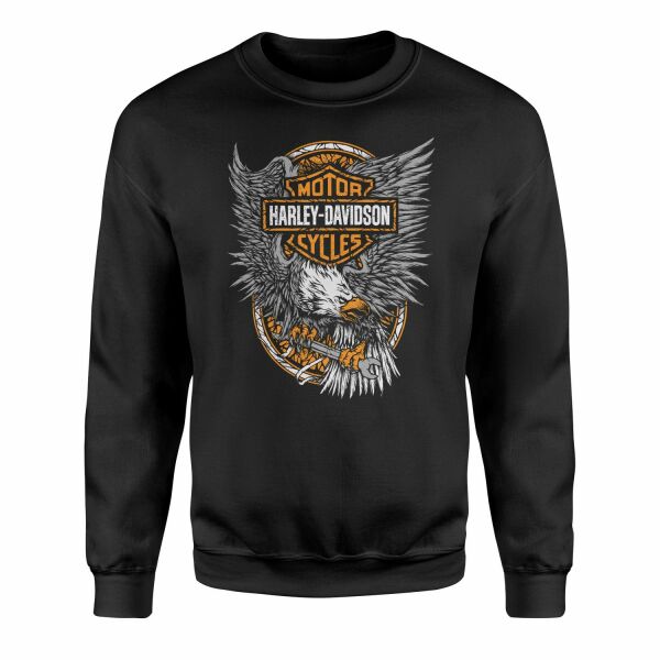 Harley-Davidson Motorcycles Sweatshirt L - Siyah