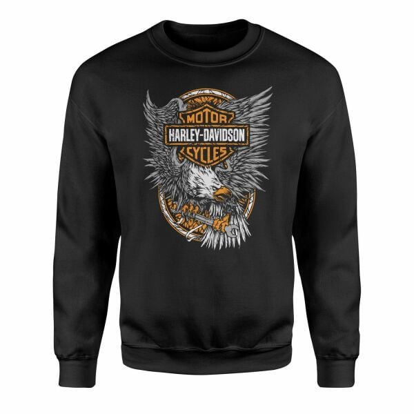 Harley-Davidson Motorcycles Sweatshirt XL - Siyah
