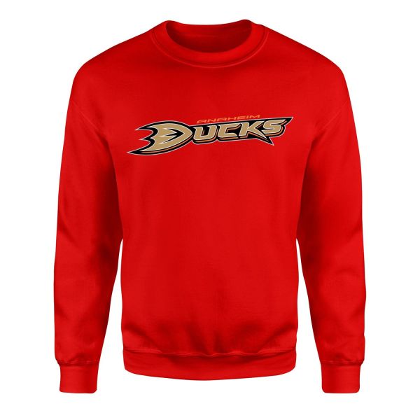 Anaheim Ducks Sweatshirt XL - Kırmızı
