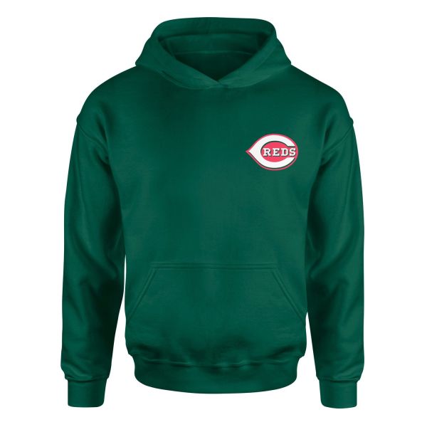 Cincinnati Reds Hoodie S - Nefti Yeşili