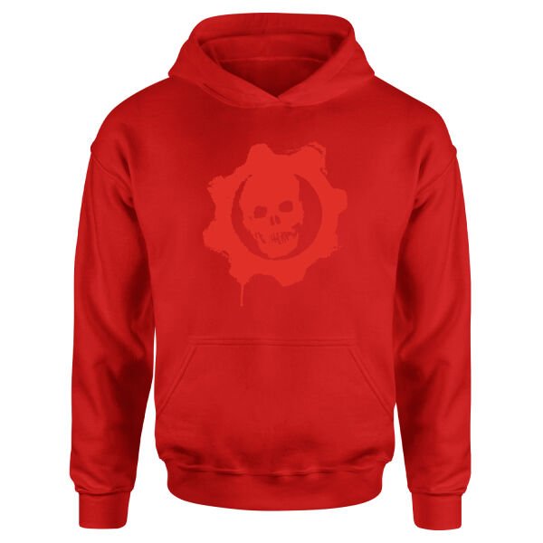 Gears of War Hoodie M - Kırmızı