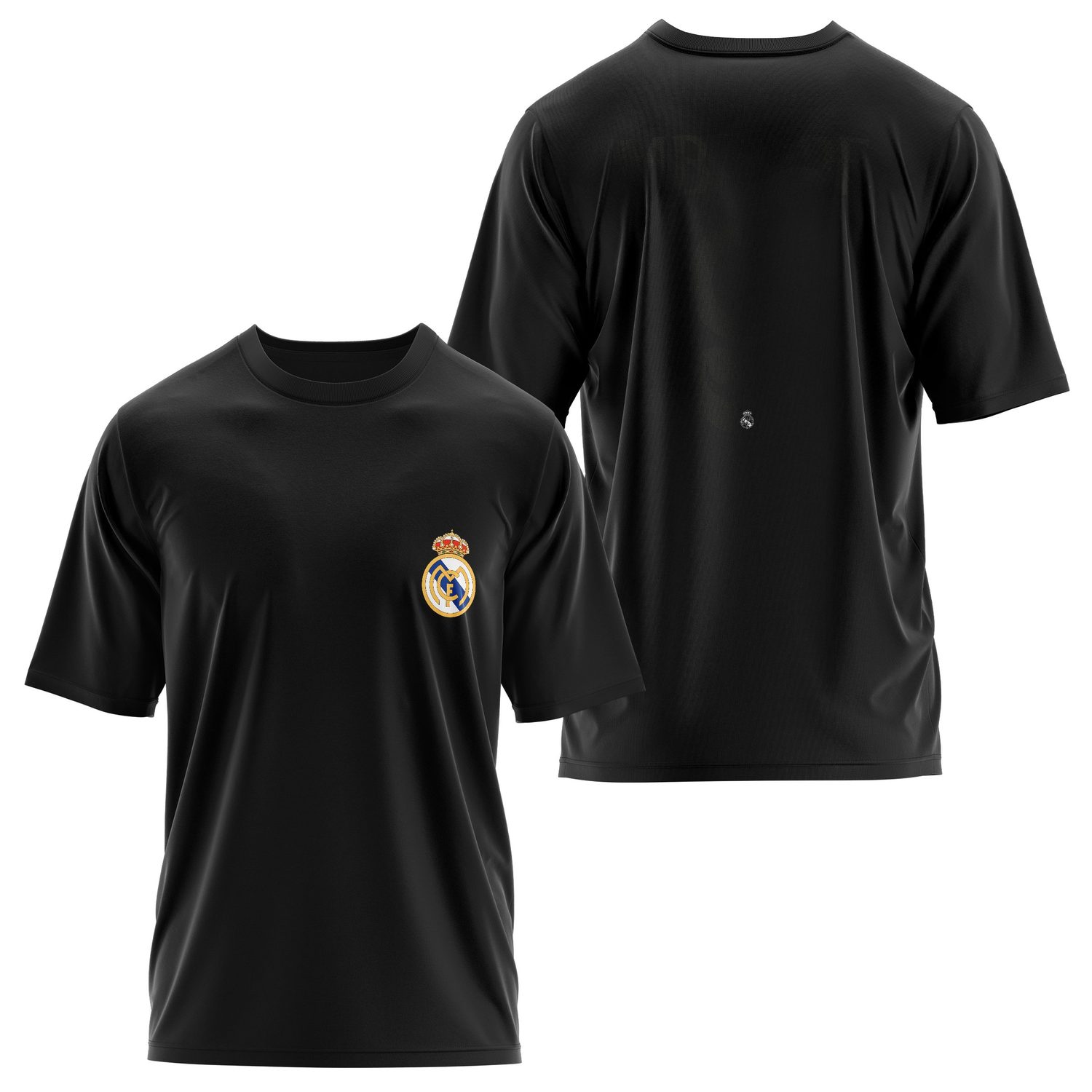 Kylian Mbappe Real Madrid Forma Oversize Tişört M - Siyah