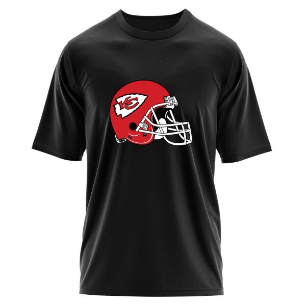 Kansas City Chiefs Helmet Oversize Tişört S - Siyah