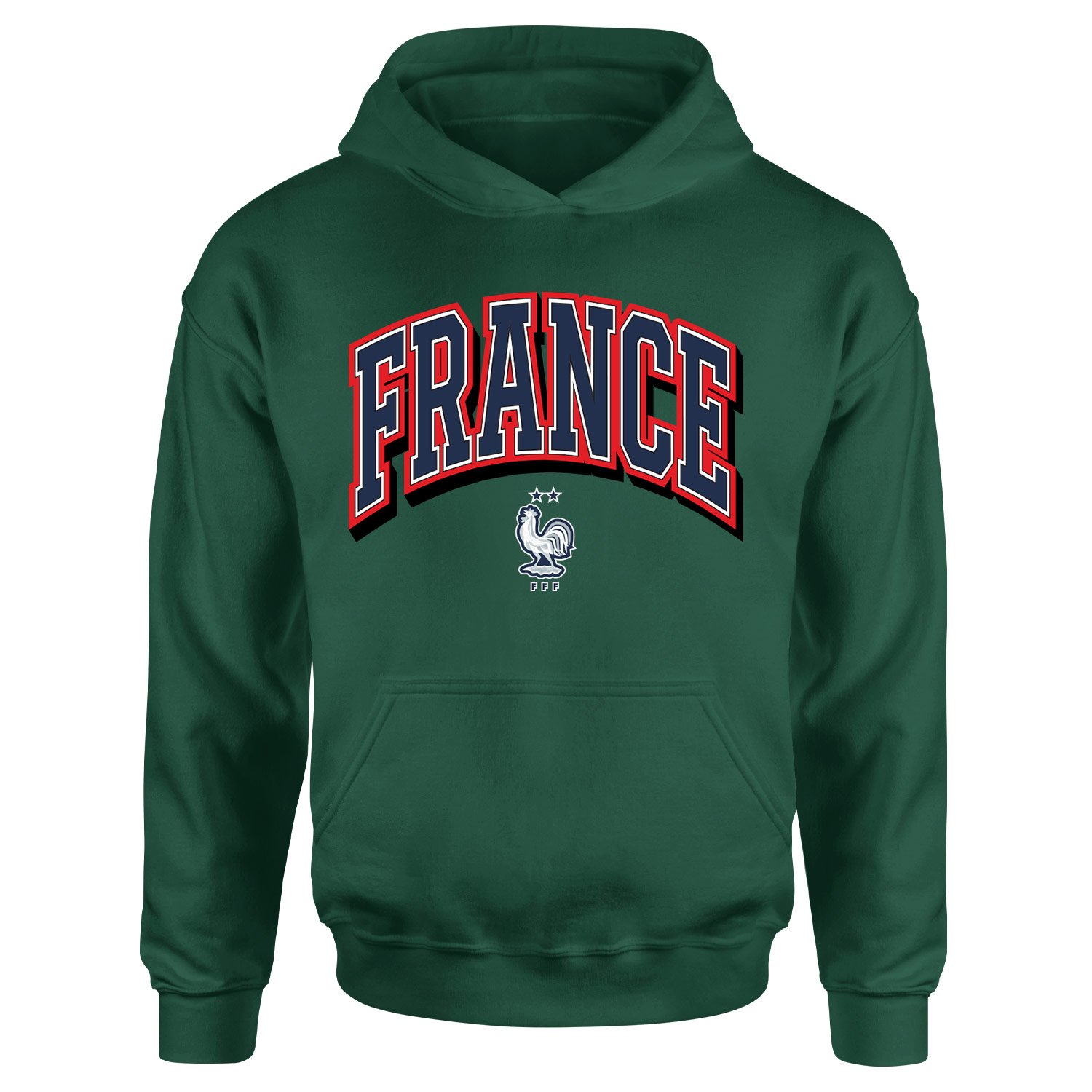 Fransa 2026 Varsity Hoodie M - Nefti Yeşili