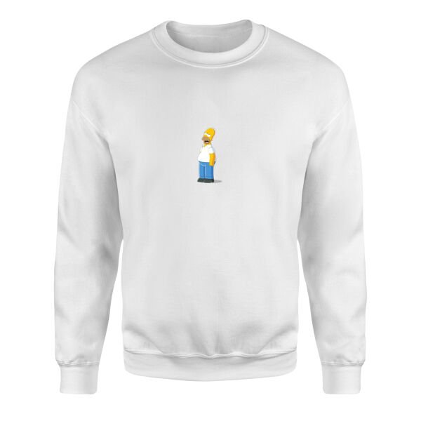 Homer Simpson, Everyday Hero | The Simpsons Sweatshirt S - Beyaz