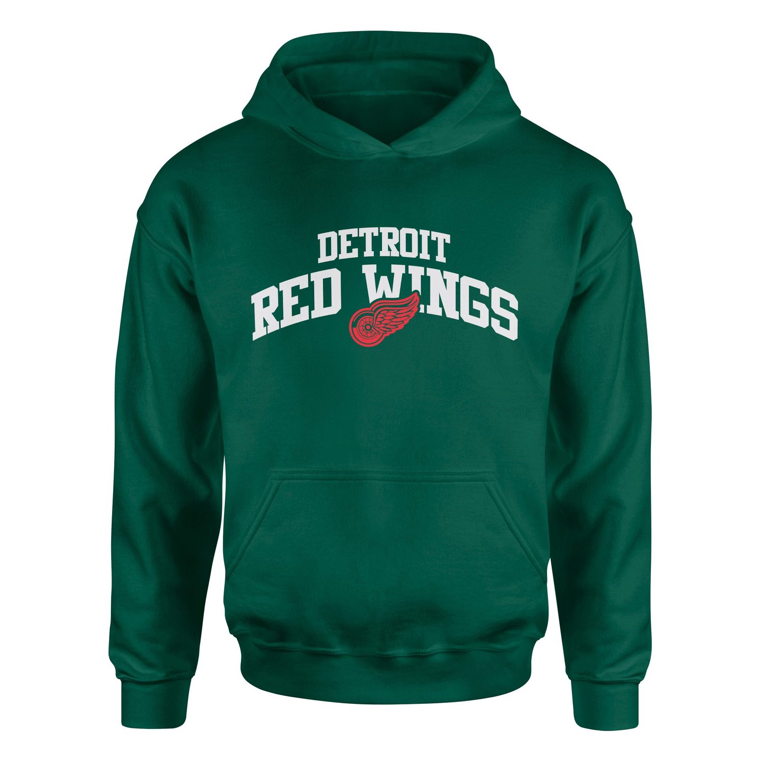 Detroit Red Wings Arch Hoodie M - Nefti Yeşili