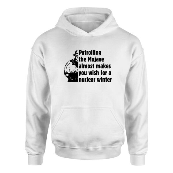 Patrolling the Mojave Hoodie XL - Beyaz