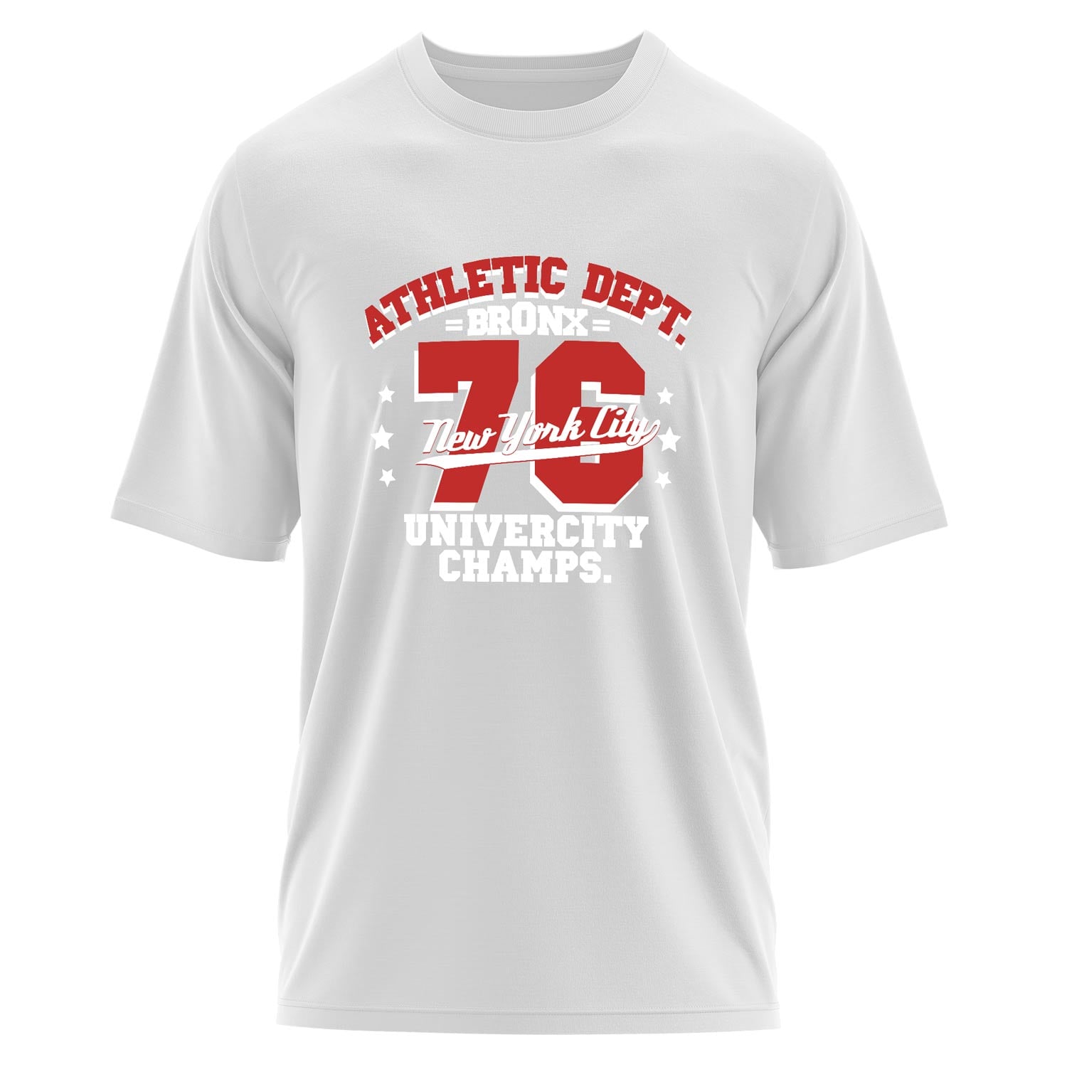 Bronx 76 NYC Oversize Tişört L - Beyaz