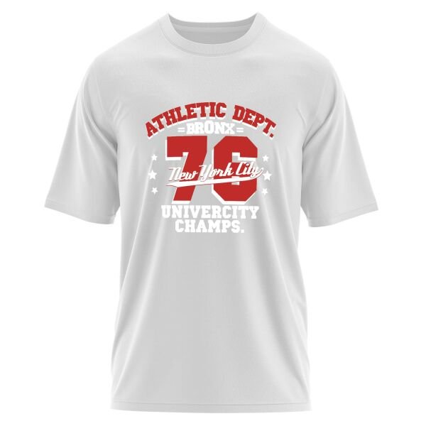 Bronx 76 NYC Oversize Tişört L - Beyaz