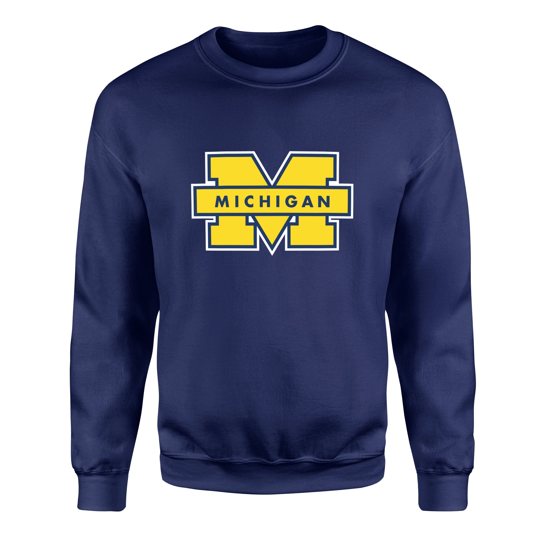 Michigan Wolverines Sweatshirt XL - İndigo Mavisi