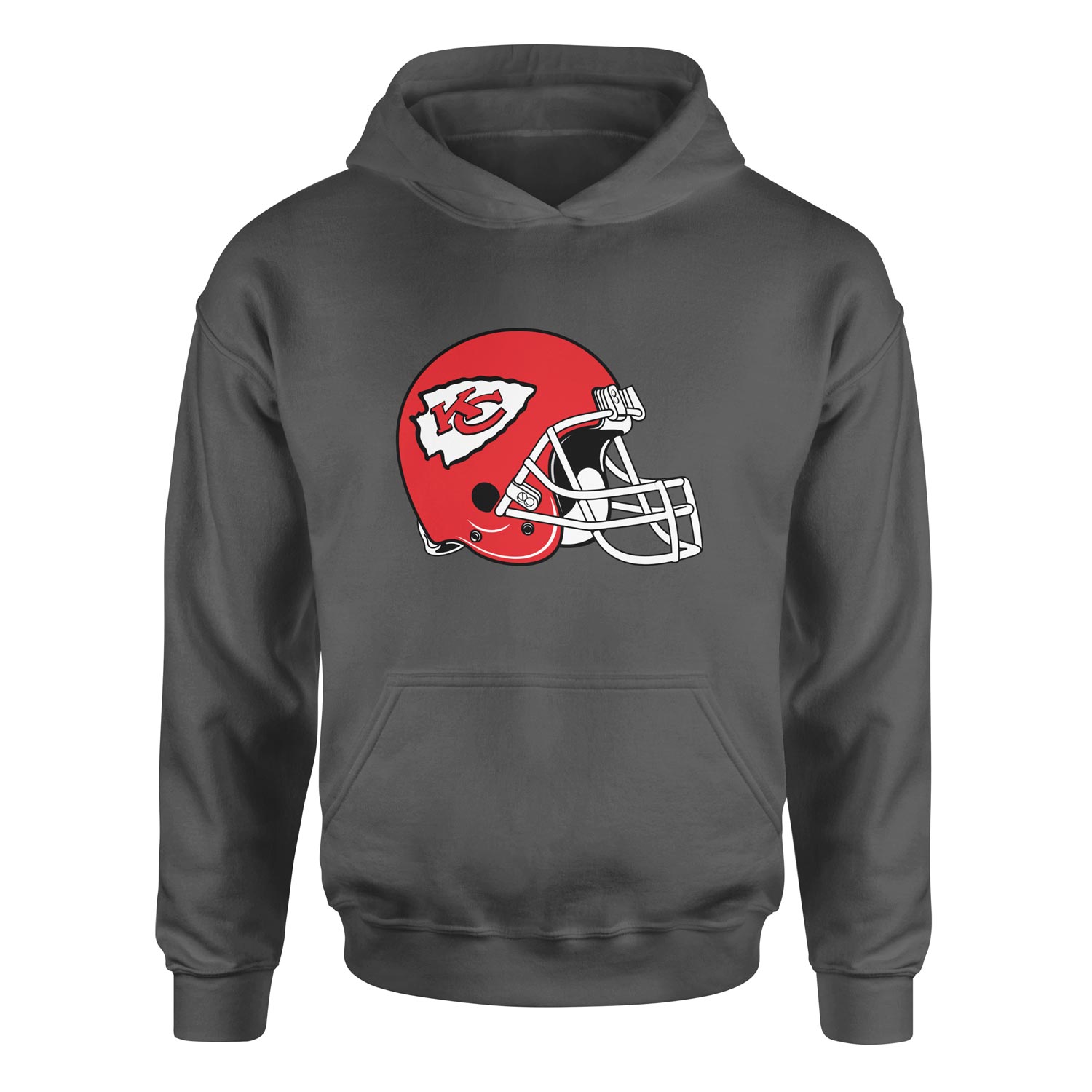 Kansas City Chiefs Helmet Hoodie M - Füme
