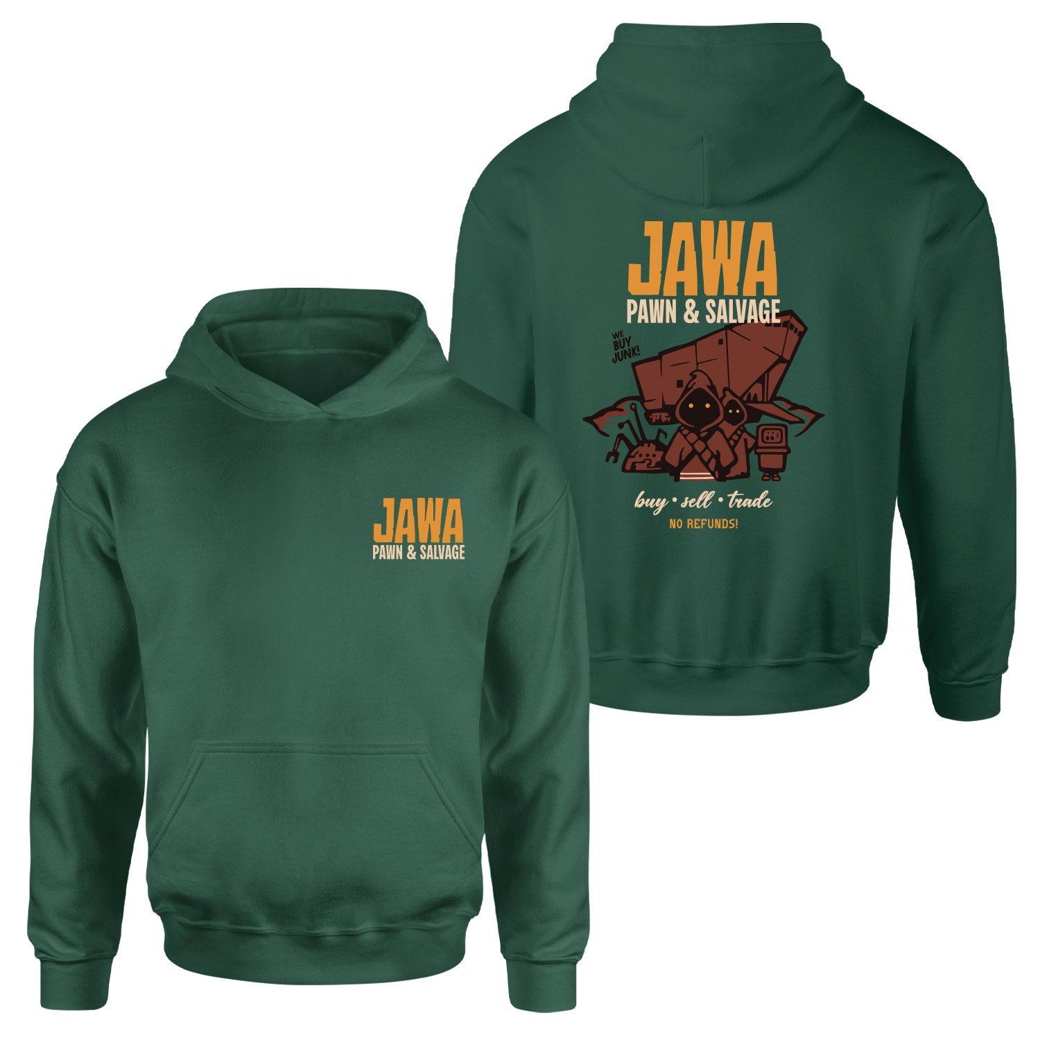 JAWA Pawn & Salvage | We Buy Junk! Hoodie XXL - Nefti Yeşili | OUTLET