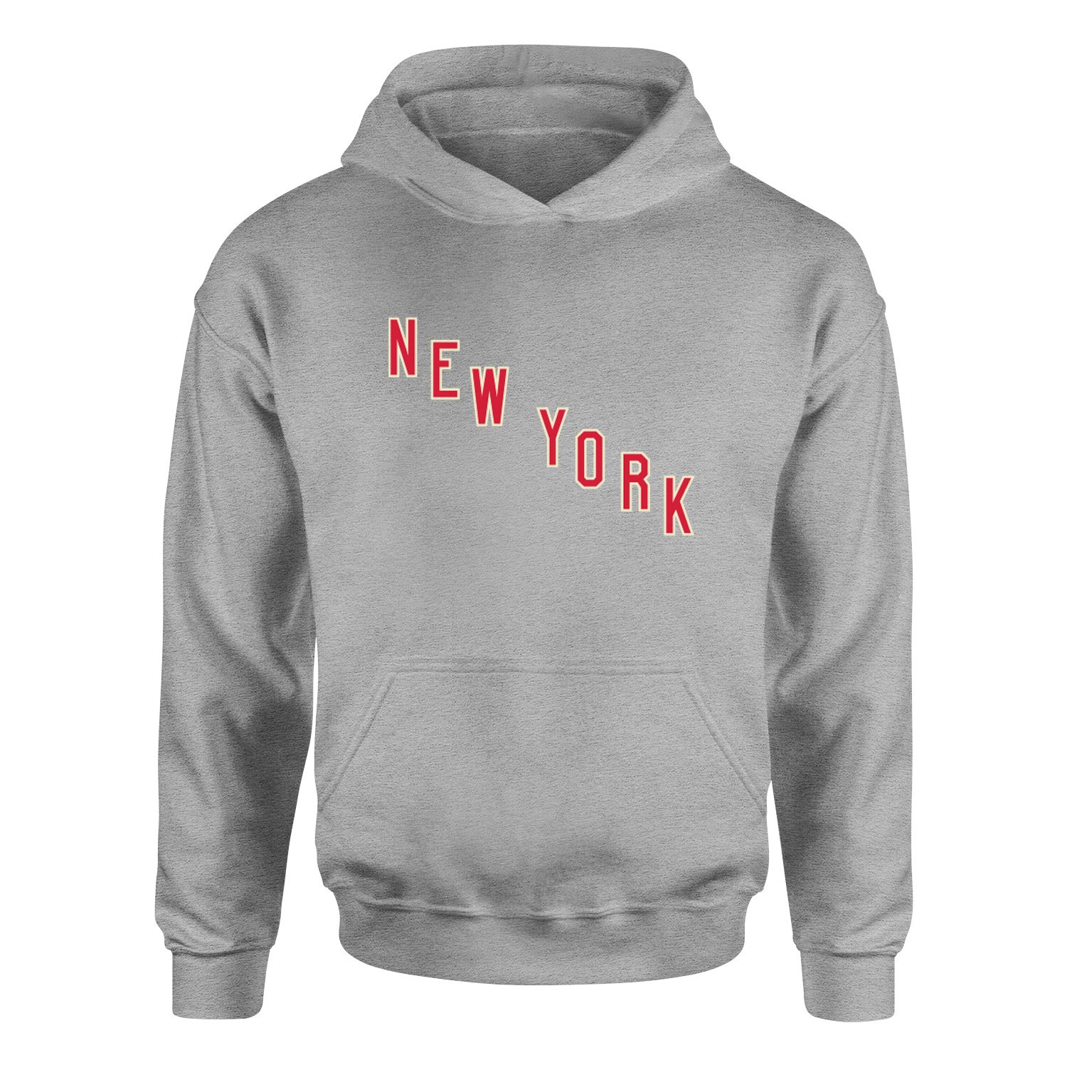 New York Rangers Shield Hoodie XL - Gri
