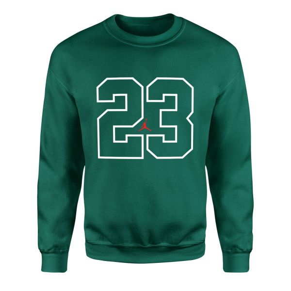 Air Jordan 23 Extract Sweatshirt S - Nefti Yeşili