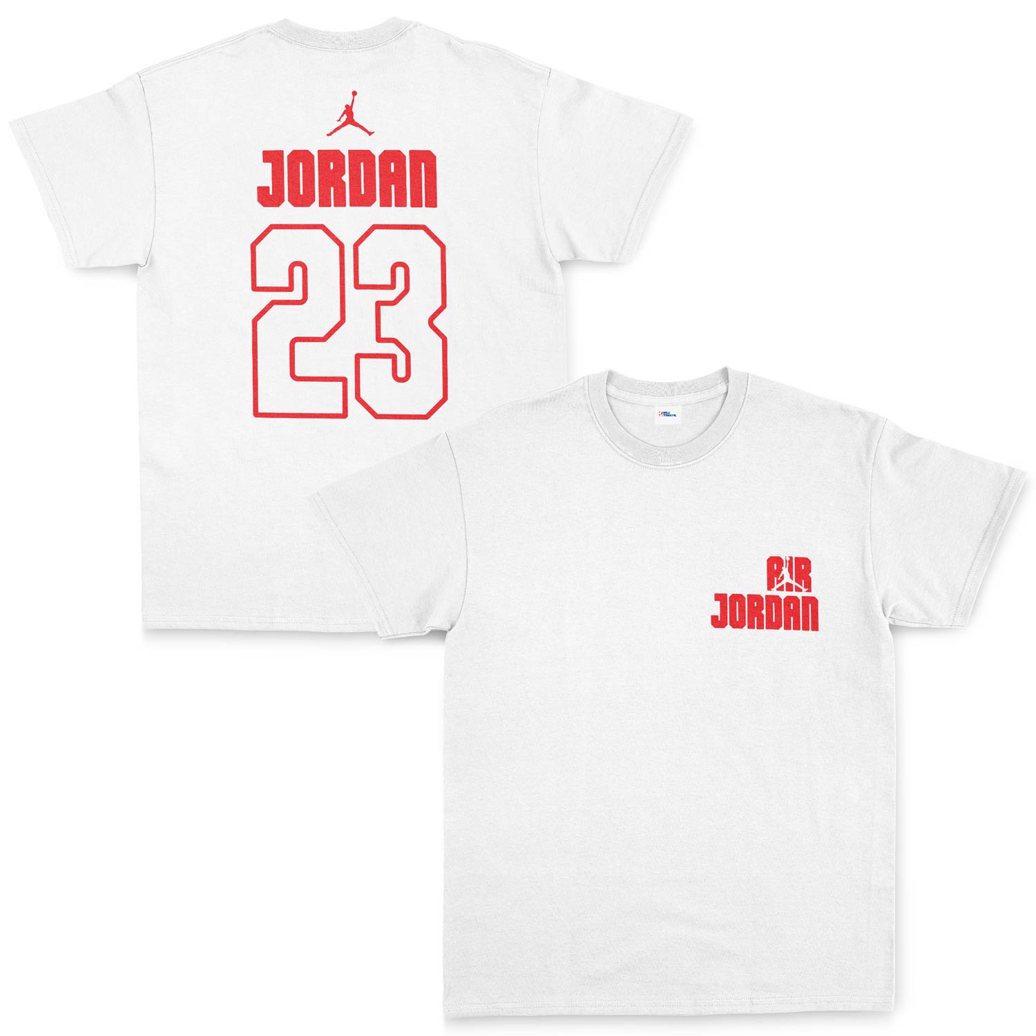 Air Jordan Block 23 Tişört S - Beyaz