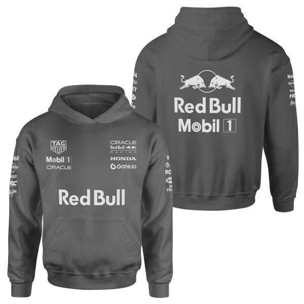 Oracle Red Bull Racing 25 SLVR Hoodie M - Füme | OUTLET