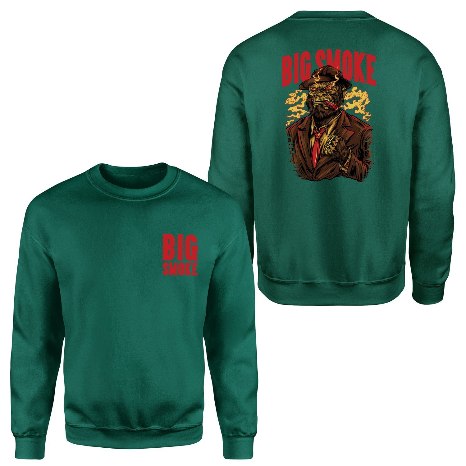 Big Smoke Sweatshirt S - Nefti Yeşili