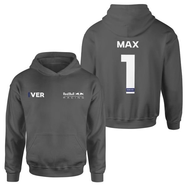 Max Verstappen Red Bull Racing White #1 Hoodie M - Füme