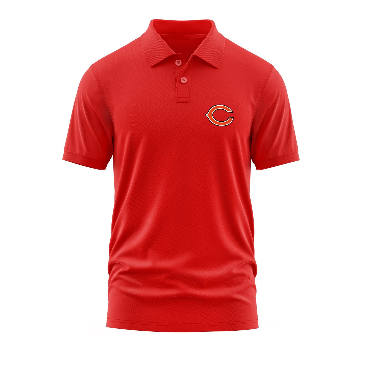 Chicago Bears Polo Tişört XL - Kırmızı