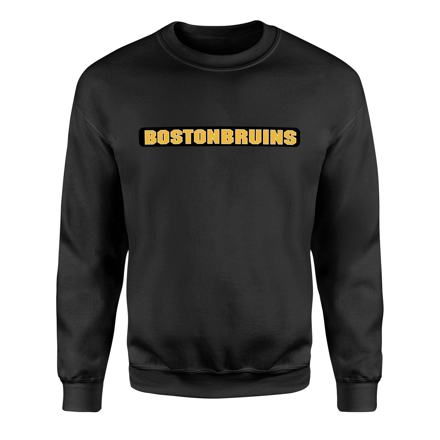 Boston Bruins Block Sweatshirt M - Siyah