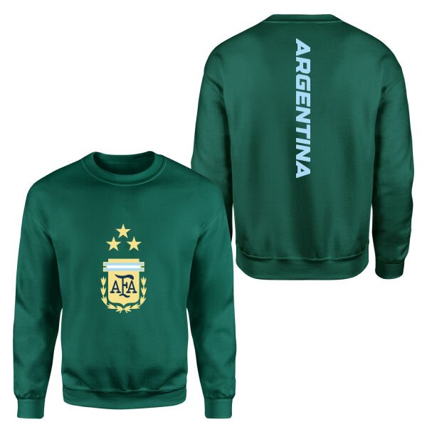 Argentina Legacy Sweatshirt L - Nefti Yeşili
