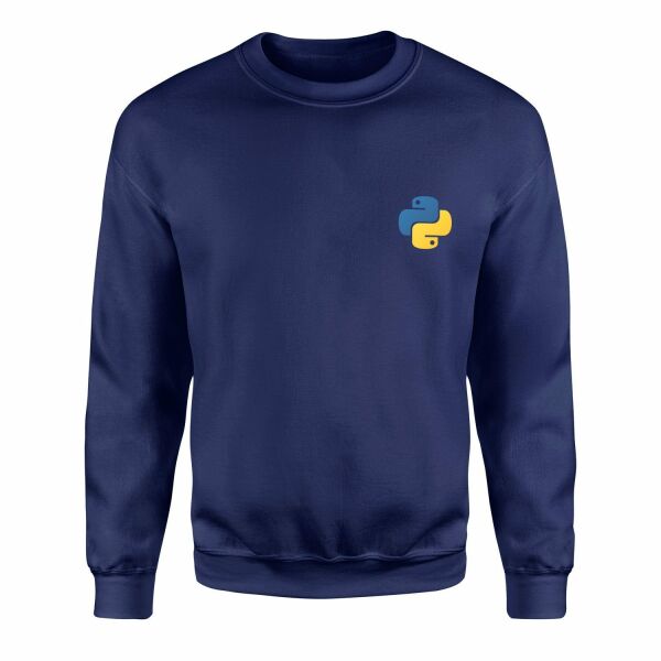 Python Icon Sweatshirt M - İndigo Mavisi